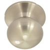 BETTER HOME PRODUCTS satin Nickel Noe Valley Dummy Door Knob