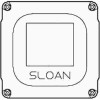 SLOAN VALVE COMPANY ETF450A SPLASH PROOF JUNCTION BOX