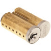 Arrow Lock L Keyway 7-Pin Uncombinated IC Core in Satin Chrome