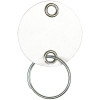 HPC HEAVY-DUTY FIBER TAGS WITH KEYRING 1-1/4" DIAMETER