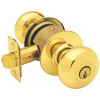 Schlage A ENTRY PLYMOUTH LOCKSET 2-3/4" BS SC1 BRASS