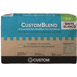 Custom Building Products CustomBlend 50 lb. White Standard Thinset Mortar