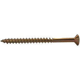 Grip-Rite #8 2-1/2 in. Phillips Bugle-Head Coarse Thread Gold Screws (5 lbs./Pack)