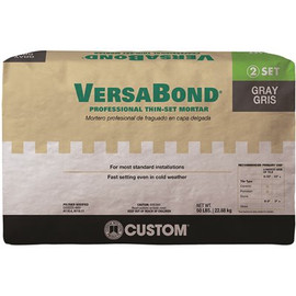 Custom Building Products VersaBond 50 lb. Gray Fortified Thinset Mortar