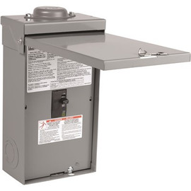 Square D QO 100 Amp 2-Pole Outdoor Circuit Breaker Enclosure with QO2100 Breaker Included