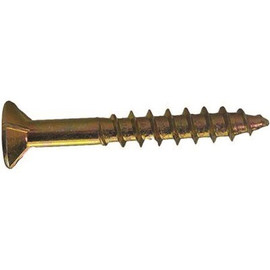 Grip-Rite #6 x 1-5/8 in. Philips Bugle-Head Coarse Thread Gold Screw (1 lb./Pack)