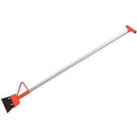 QEP 7 in. Wide Floor Scraper and Stripper with 48 in. Handle and Foot Peg