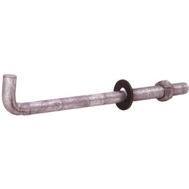 Grip-Rite 1/2 in. x 10 in. Galvanized Anchor Bolts (50-Pack)