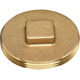 OATEY 2 in. Brass Threaded Cleanout Plug