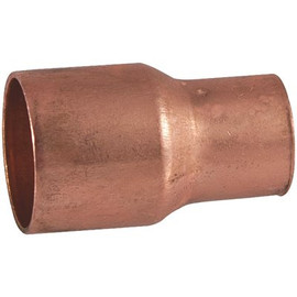 Everbilt 1-1/4 in. x 1 in. Copper Pressure Cup x Cup Reducing Coupling W/Dimple Stop Fitting