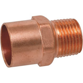Everbilt 3/4 in. x 1/2 in. Copper Pressure Cup x Male Adapter Fitting
