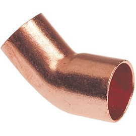 Everbilt 1 in. Copper Pressure 45-Degree Fitting x Cup Street Elbow