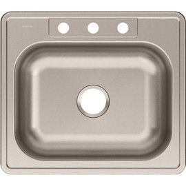 Elkay Dayton Elite 20 Gauge Stainless Steel 25 in. Single Bowl Drop-In Kitchen Sink