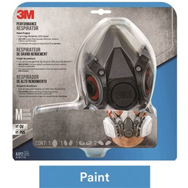 3M OV P95 Paint Project Reusable Respirator Mask, Size Medium