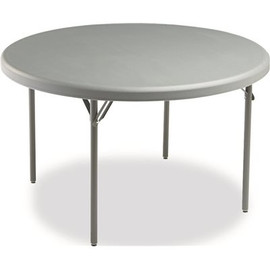 Iceberg 48 in. Powder Coated Plastic Folding High Top Table