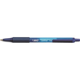 BIC Corp. BIC  SOFT FEEL BALLPOINT RETRACTABLE PEN, BLUE INK, FINE, DOZEN