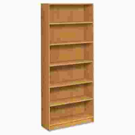 HON 1870 SERIES BOOKCASE, 6 SHELVES, 36W X 11-1/2D X 84H, HARVEST