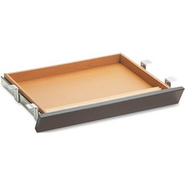 HON COMPANY LAMINATE ANGLED CENTER DRAWER, 22W X 15-3/8D X 2-1/2H, MAHOGANY