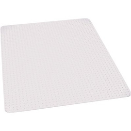 ES Robbins AnchorBar Clear 46 in. W x 60 in. L Vinyl Multi-Task Intermediate Chair Mat for Carpet