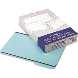 Pendaflex Pressboard Expanding File Folders, 1/3-Cut Top Tab, Legal, Blue, (25-Box)