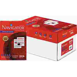 NAVIGATOR PREMIUM MULTIPURPOSE PAPER, 97 BRIGHTNESS, 20LB, 11 X 17, WHITE, 2500/CARTON