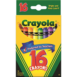 Binney & Smith / Crayola CRAYOLA CLASSIC COLOR PACK CRAYONS, 16 COLORS/BOX