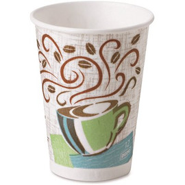 PerfecTouch 12 oz. Coffee Haze Insulated Paper Hot Cup with Fits Large Lids (20 Sleeves per Case, 50 Cups per Sleeve)