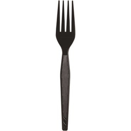 DIXIE Bulk Black Heavyweight Plastic Cutlery