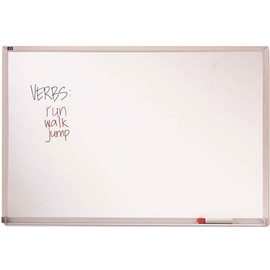 Quartet 96 in. x 48 in. Melamine Whiteboard with Aluminum Frame Quartet 96 in. x 48 in. Melamine Whiteboard with Aluminum Frame