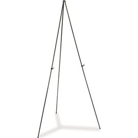 Quartet 62-3/8 in. Maximum H. Black Steel Full Size Instant Easel