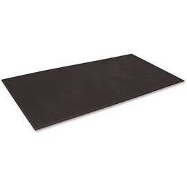 Crown Mat-A-Dor 24 in. x 32 in. Black Rubber Entrance/Scraper Mat