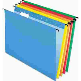 Esselte Pendaflex Corp. PENDAFLEX HANGING FILE FOLDERS, LETTER, ASSORTED, 20/BOX