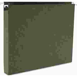 SMEAD MFG. 1" CAPACITY BOX BOTTOM HANGING FILE FOLDERS, LETTER, GREEN, 25/BOX