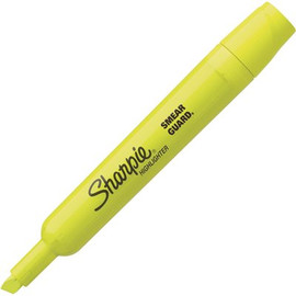 Sharpie Accent Tank Style Highlighter Chisel Tip Fluorescent, Yellow (12/Pack)