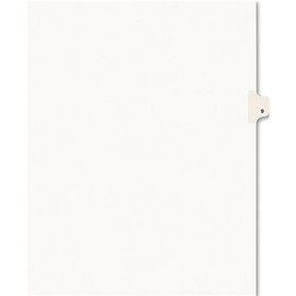 Avery Dennison AVERY AVERY-STYLE LEGAL SIDE TAB DIVIDER, TITLE: 9, LETTER, WHITE, 25/PACK