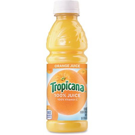 Tropicana 100% Juice Orange 10 oz. Plastic Bottle (24-Pack per Carton)