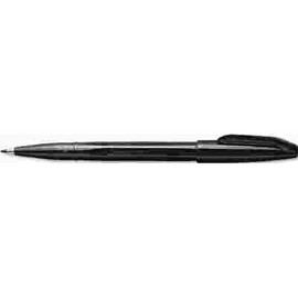 SIGN PEN POROUS POINT CAPPED WATER-BASED PEN, BLACK INK, FINE, DOZEN