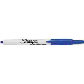 SANFORD COPY 0 RETRACTABLE PERMANENT MARKER, FINE POINT, BLUE