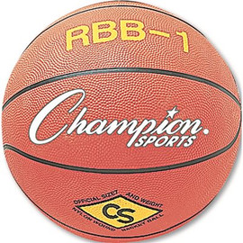 Champion Sport Rubber Sports Ball, for Basketball, No. 7, Official Size, Orange