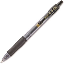 Pilot 12 Pilot G2 Roller Ball Retractable Gel Pen, Bold Black Ink