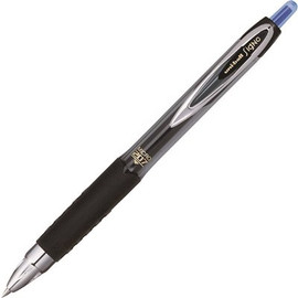 Uni-ball 12 Signo Gel 207 Roller Ball Retractable Gel Pen, Blue Ink and Micro Fine