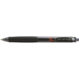 PILOT G-KNOCK BEGREEN ROLLER BALL RETRACTABLE GEL PEN, BLACK INK, FINE, DOZEN