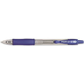 Pilot G2 Ultra Fine Roller Ball Retractable Gel Pen, Blue Ink (12-Pack)