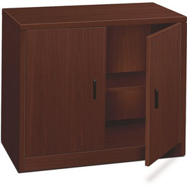 HON 10500 Series 36 in. W x 20 in. D x 29-1/2 in. H Mahogany Storage Cabinet with Doors