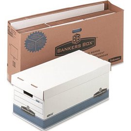 Bankers Box 60 Qt. Stor/File Storage Boxes with Lids