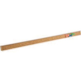 ACCO Brands Bulletin Bar 36 in. x 1 in. Natural Cork Bulletin Natural Aluminum Frame ACCO Brands Bulletin Bar 36 in. x 1 in. Natural Cork Bulletin Natural Aluminum Frame