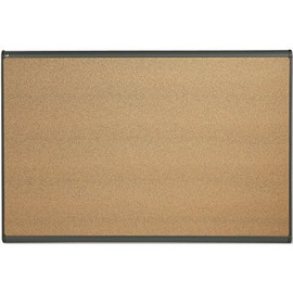 ACCO Brands PRESTIGE BULLETIN BOARD, GRAPHITE-BLEND CORK, 72 X 48, ALUMINUM FRAME