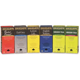 Bigelow Tea Assorted Tea Packs, 6-Flavors, 28-Tea Bags/Flavor (168/Carton)