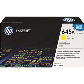 HP 645A Original Laser Toner Cartridge, Yellow