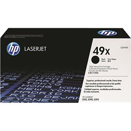 HP 49X Original Laser Toner Cartridge, Black